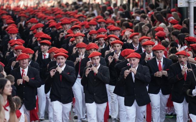 Desfile del Alarde tradicional de San Marcial, esta mañana, por Irun / Rubén Plaza Desfile del Alarde tradicional de San Marcial, esta mañana, por Irun / Rubén Plaza