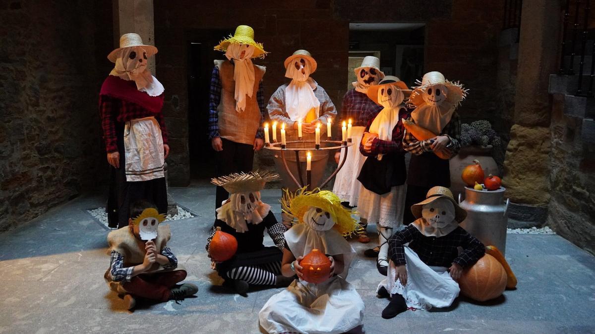 Con esta iniciativa, Ibai-Arte reivindica la tradición de Gaba Beltza (en la imagen una celebración de la cita del 31 de octubre).