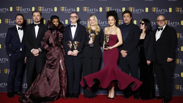 El equipo de 'Una batalla tras otra', en los BAFTA.