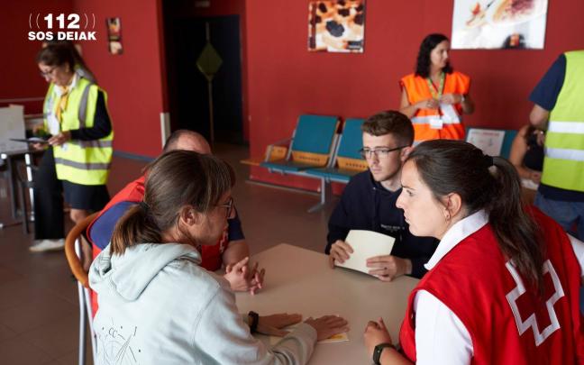 Simulacro de accidente aéreo en el aeropuerto de Foronda. Foto: Departamento de Seguridad del Gobierno Vasco