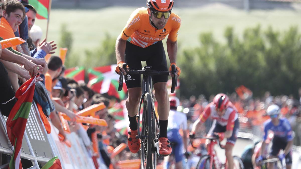 Mikel Bizkarra, durante la pasada edición de la Itzulia.