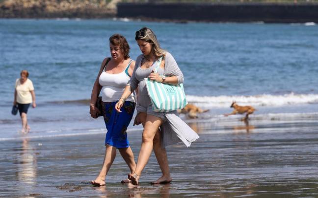 Día de playa en Ereaga