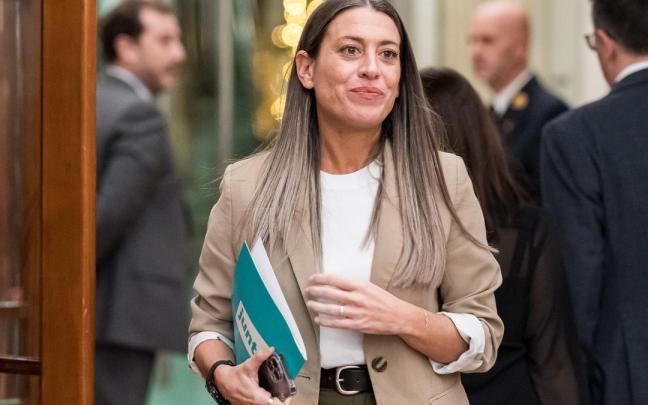 La diputada de Junts Miriam Nogueras, en el Congreso.