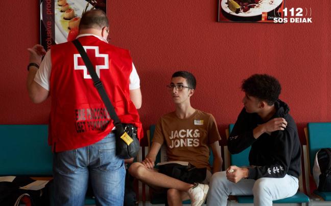 Simulacro de accidente aéreo en el aeropuerto de Foronda. Foto: Departamento de Seguridad del Gobierno Vasco