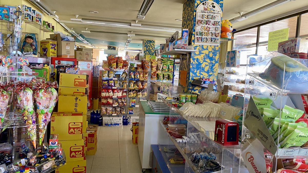 Interior del Zipi-Zape antes de ser vaciado.