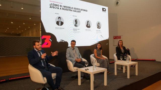 (I-d) Joaquín Hernández, Francisco Javier Cremades, Sara Velázquez y Ainhoa Arriazu.