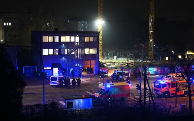Imagen del edificio en el que se ha producido el tiroteo. Imagen del edificio en el que se ha producido el tiroteo.