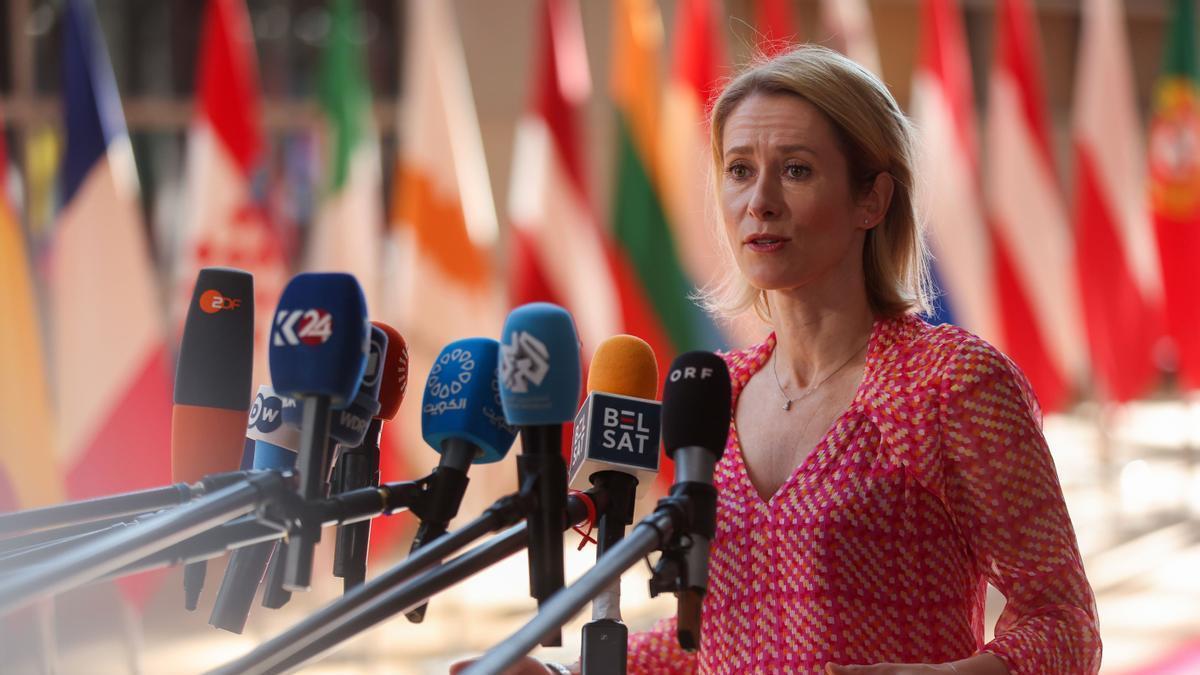 La jefa de la diplomacia comunitaria, Kaja Kallas.