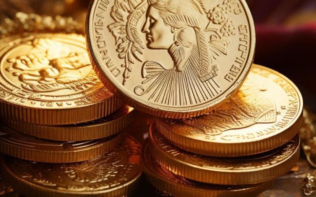 Monedas de oro ajenas a esta información.