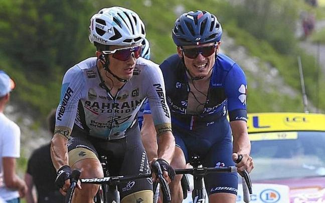 Pello Bilbao, en la ascensión al Col de la Loze. | FOTO: SPRINT CYCLING AGENCY