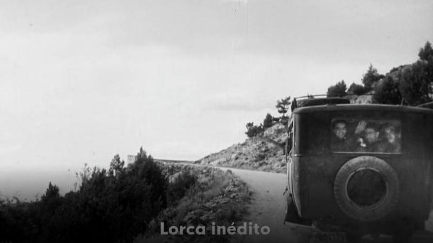 Fotograma de las escenas inéditas de García Lorca.