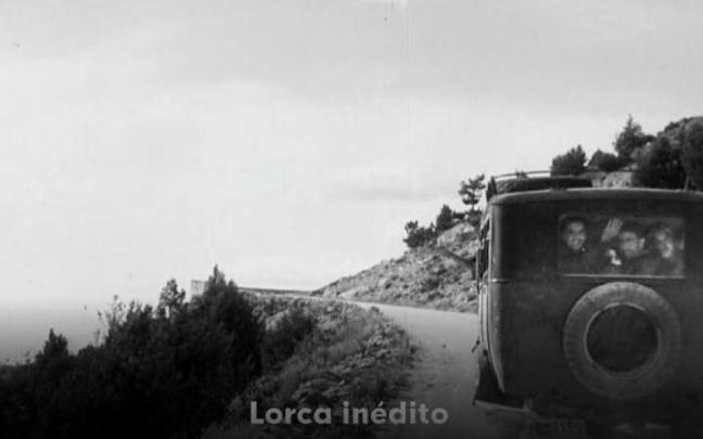 Fotograma de las escenas inéditas de García Lorca.