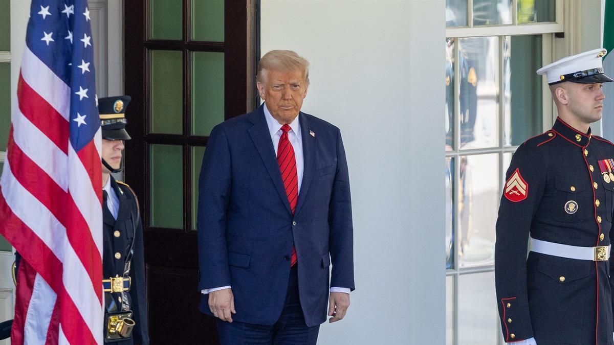 El presidente de Estados Unidos, Donald Trump, en la Casa Blanca.