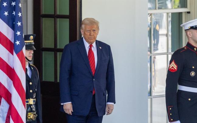 El presidente de Estados Unidos, Donald Trump, en la Casa Blanca.
