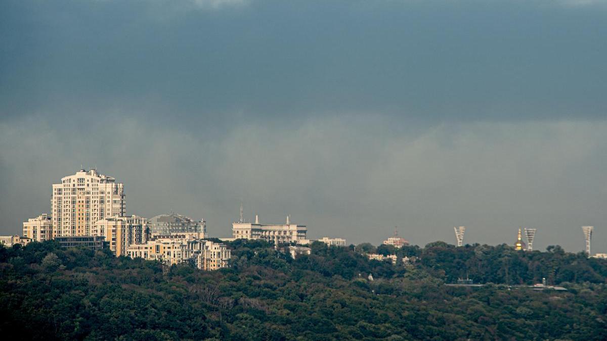 Ataques rusos sobre Kiev.