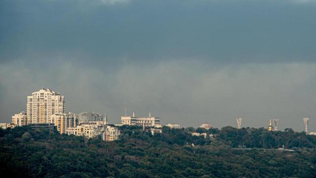 Ataques rusos sobre Kiev.