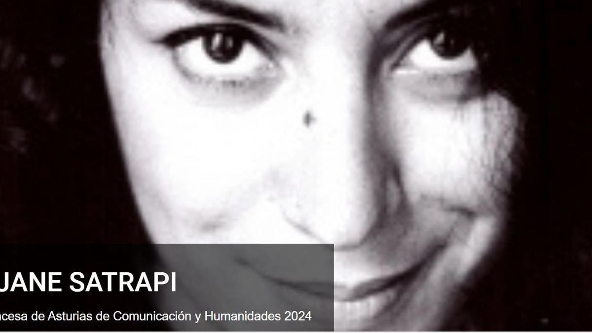 Marjane Satrapi, Premio Princesa de Asturias de Comunicación y Humanidades 2024.