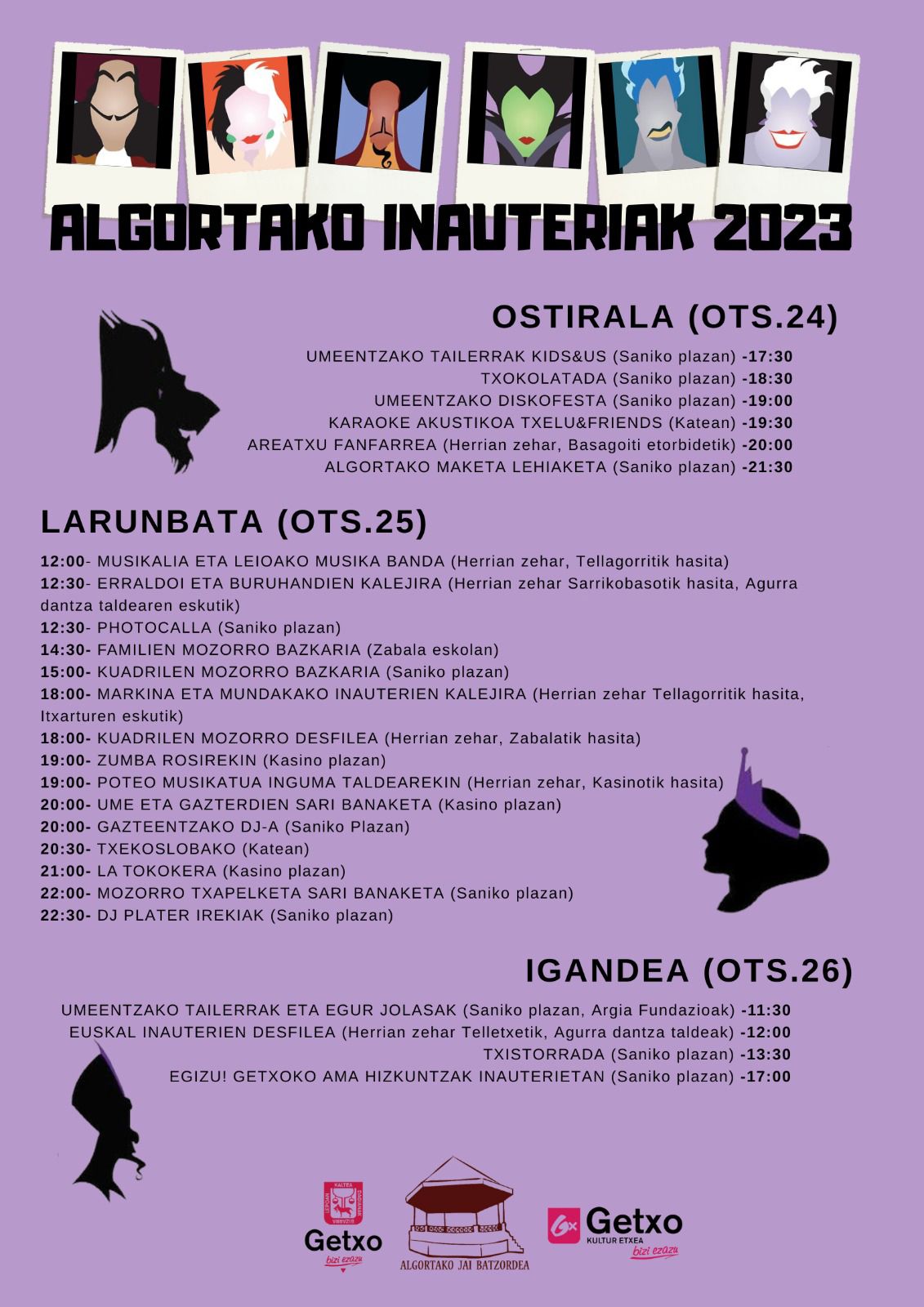 Programa de Carnavales de Algorta 2023