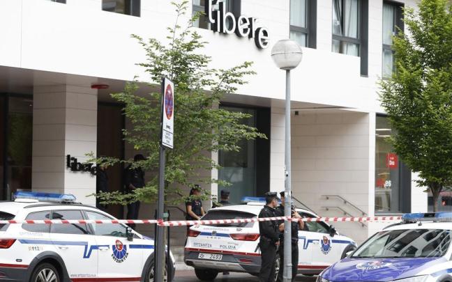 Edificio de apartahoteles en los que fue encontrada la mujer que estaba embarazada de gemelos. Edificio de apartahoteles en los que fue encontrada la mujer que estaba embarazada de gemelos.