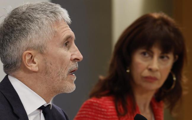 El ministro del Interior, Fernando Grande-Marlaska y la ministra de Igualdad, Ana Redondo.