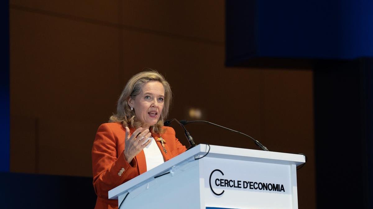 La vicepresidenta económica del Gobierno español, Nadia Calviño.