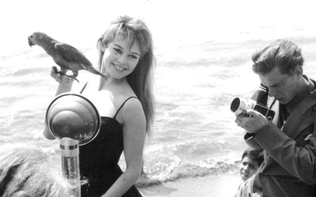 Brigitte Bardot durante eñ Festival de Cine de Cannes en 1956