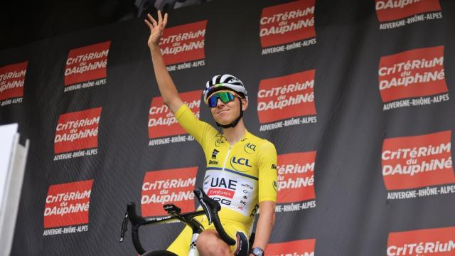 Tadej Pogacar, vencedor final del Dauphiné. / Europa Press Tadej Pogacar, vencedor final del Dauphiné.