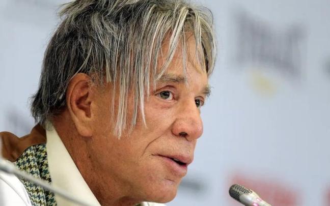 El actor Mickey Rourke