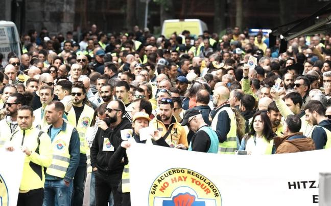 Manifestación de 'Ertzainas en lucha'. Manifestación de 'Ertzainas en lucha'.