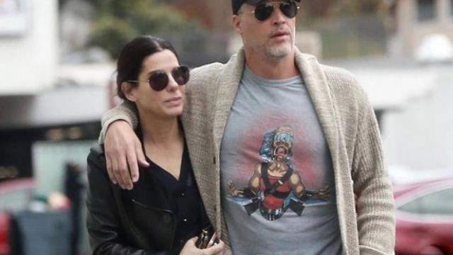 Sandra Bullock junto a Bryan Randall
