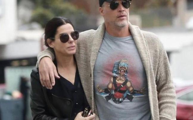 Sandra Bullock junto a Bryan Randall