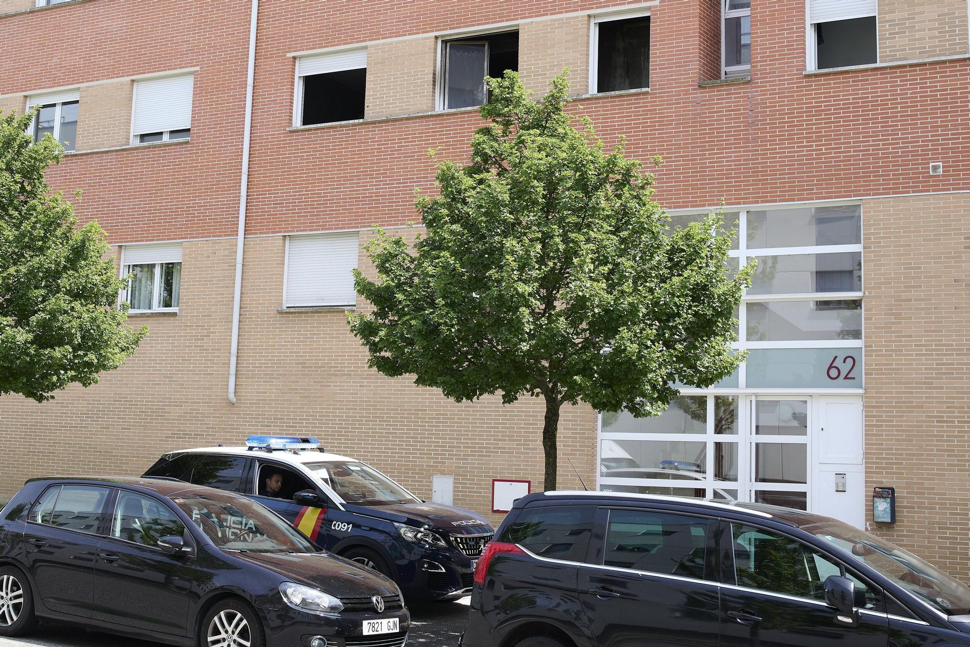 Imagen del edificio en el que se produjo el incendio. Foto: Iñaki Porto