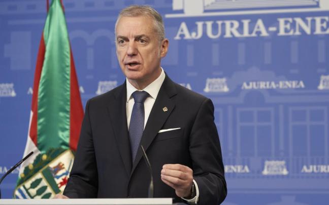 Declaración institucional de Urkullu tras las movilizaciones ultras en Madrid