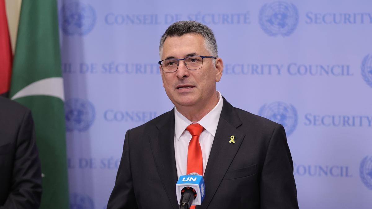 El ministro de Asuntos Exteriores israelí, Gideon Saar