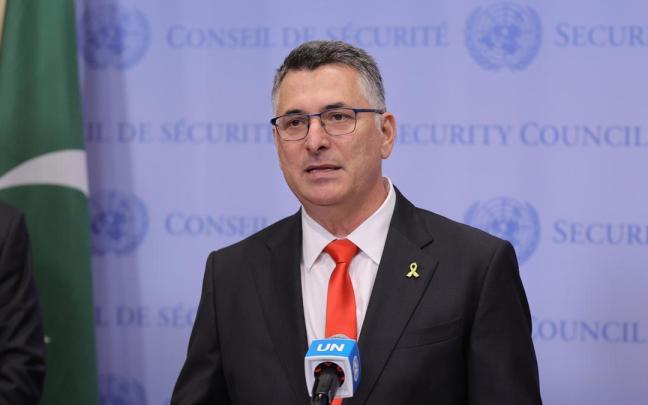 El ministro de Asuntos Exteriores israelí, Gideon Saar