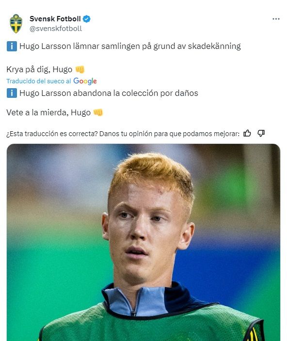 La extraña traducción de Google.