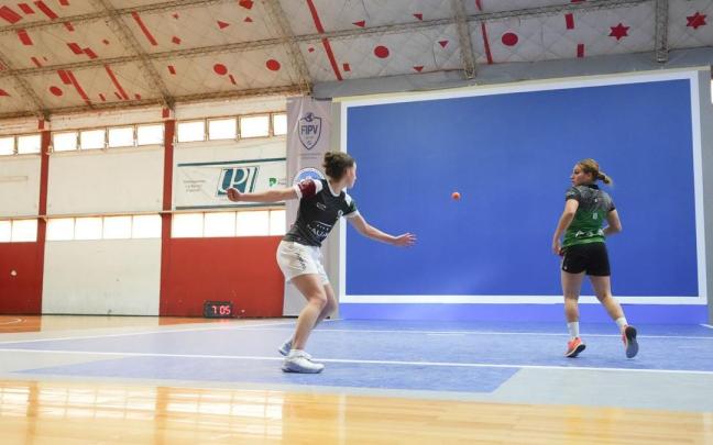 En imágenes: los pelotaris de Euskal Selekzioa, durante el Campeonato del Mundo de Pelota Vasca de Argentina.
