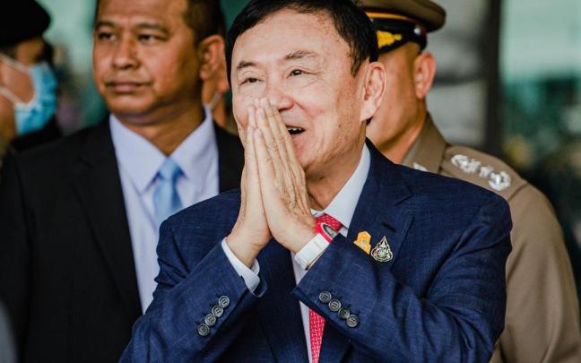 El ex primer ministro Thaksin Shinawatra.