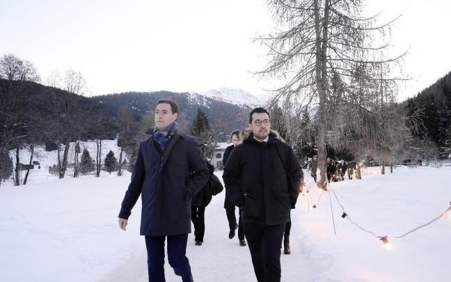 Imanol Pradales, en la localidad alpina de Davos.