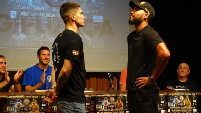 Presentación de la Noche del Boxeo de Ordizia.