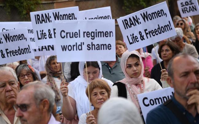 Manifestación en apoyo a las protesta sy a las mujeres iraníes. Manifestación en apoyo a las protesta sy a las mujeres iraníes.