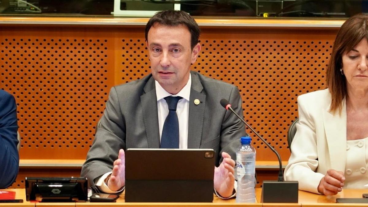 Torres ha presentado una "visión integral" de los cuidados en una intervención en el Parlamento Europeo