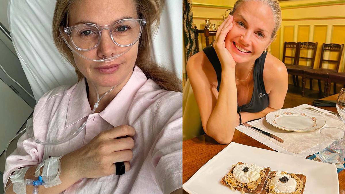 Genoveva Casanova ha estado ingresada en el hospital a causa de una embolia.