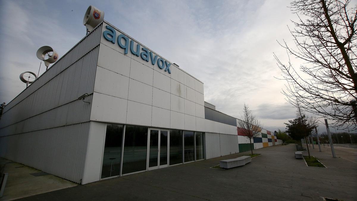 Exterior del Aquavox del barrio de San Jorge.