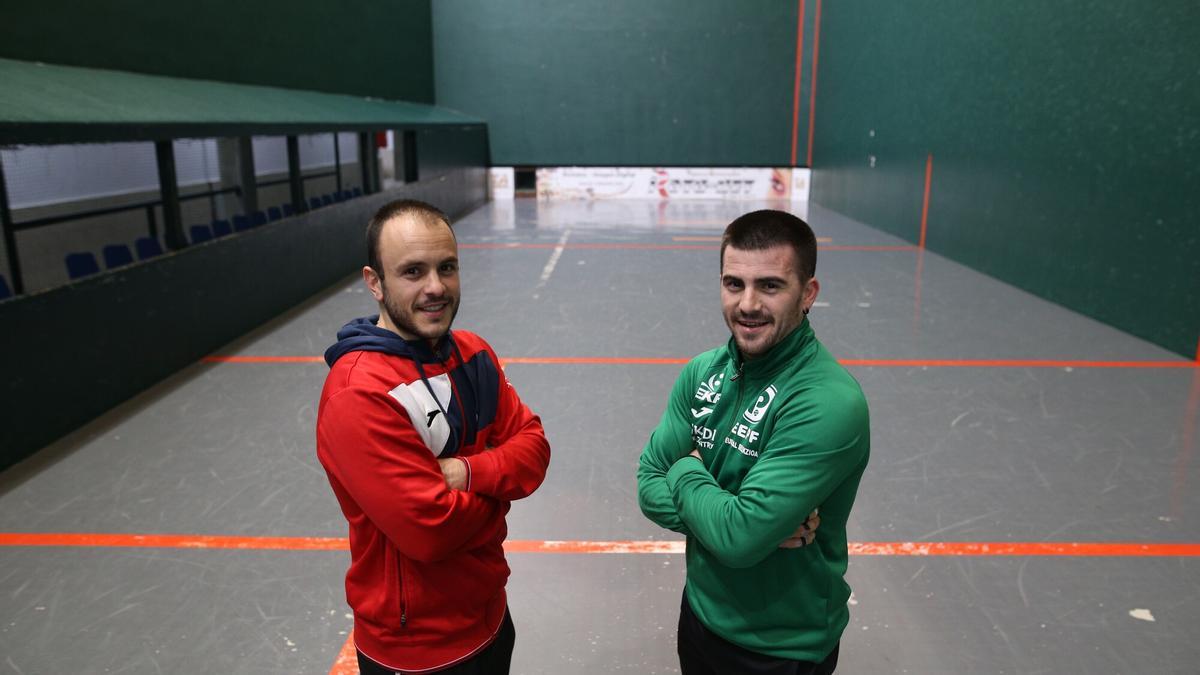 Inhar Ugarte y Ekhi Ziarrusta.