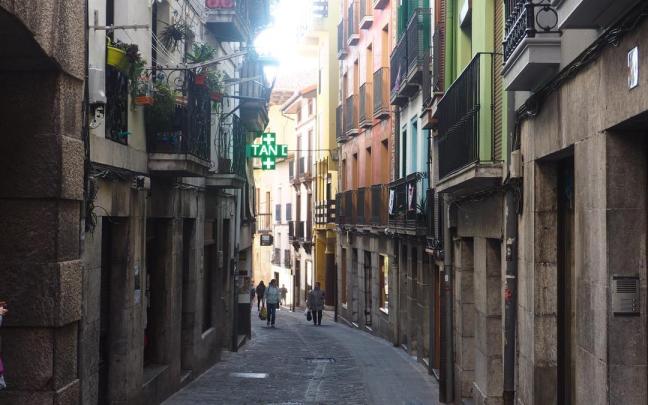 Vista del centro del casco urbano de Mutriku, uno de los atractivos de la localidad costera.