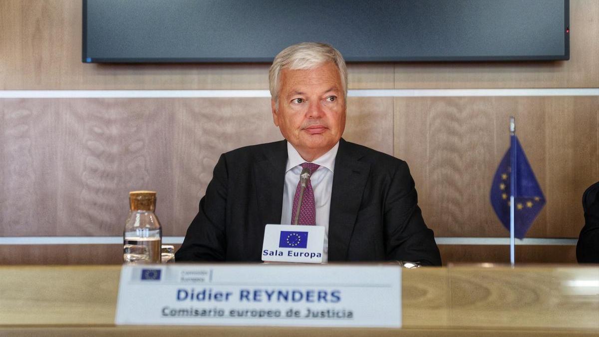 El comisario europeo de Justicia, Didier Reynders, en una foto de archivo.