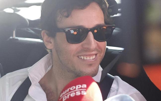 Iñigo Onieva, a su llegada a la finca