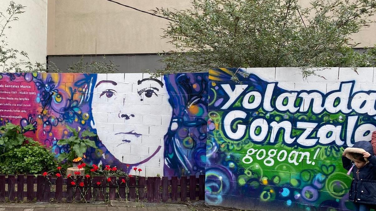 Parque dedicado a Yolanda GonzalezN militante bilbaina del PST asesinada por Fuerza Nueva