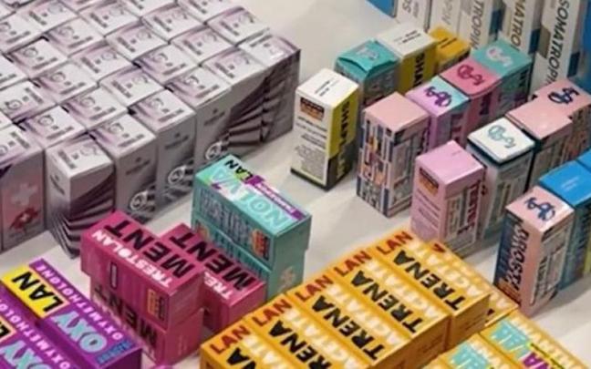 Medicamentos intervenidos.